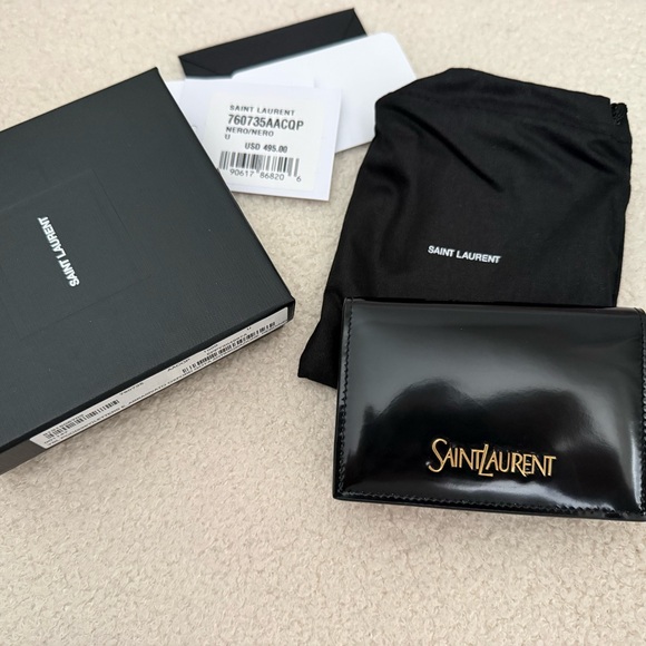 Saint Laurent Flap Card Case - Picture 11 of 12